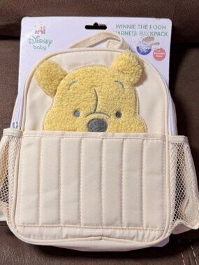 Disney Winnie the Pooh Toddler Insulated Harness Backpack with Removable Tether